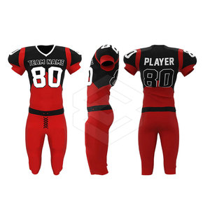 Nouvelle conception, logo personnalisé, uniforme de football américain 2025, sur mesure, best-seller, manches courtes, 100% polyester, Pakistan - Product Image 1