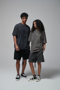 เสื้อยืดวินเทจโอเวอร์ไซส์สำหรับผู้ชายเสื้อยืดโอเวอร์ไซส์ผ้าคอตตอน100% โอเวอร์ไซส์ออกแบบได้ตามต้องการจัดส่งแบบ DP - Product Image 4