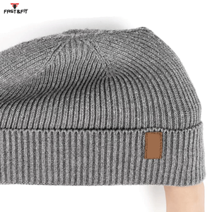 High Quality Custom Cotton Sportswear <b>Beanie</b> Hats with 3D Embroidery Breathable & <b>Waterproof</b> Winter <b>Beanies</b> for Unisex Adults - Product Image 3