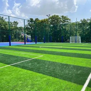 Gazon artificiel pour le football, gazon synthétique de haute qualité, rouleau de tapis, prix bas en stock pour terrain de football - Product Image 1