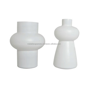 S/2, jarrones de flores de hierro con revestimiento de Metal de diseño moderno para el hogar, jardín, sala de estar, boda, fiesta, mesa y decoración de suelo - Product Image 4