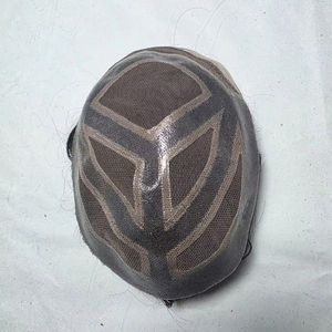 Taz Hair MGM Modelo para Hombre, Peluca de Cabello Humano Remy Indio Suave con Frente de Encaje, Ondulado al Agua, Prótesis Capilar, Sistemas de Parches - Product Image 6