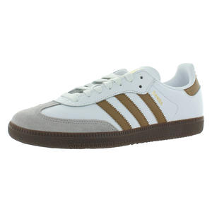 Chaussures Adidas Samba OG pour hommes Couleur : Blanc/Marron clair 100% authentiques - Product Image 1