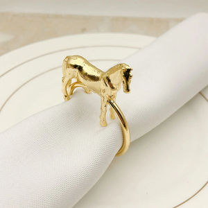 Unique Design <b>Table</b> Decorative Napkin Ring Gold Napkin Holders Perfect For Dining <b>Table</b> And Special <b>Occasions</b> Tissue Organizer - Product Image 4