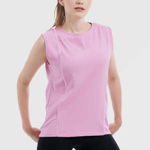 Camiseta sin mangas con estilo para mujer, perfecta para correr al aire libre, yoga y entrenamiento físico, tela transpirable ligera, ropa activa para correr - Product Image 3