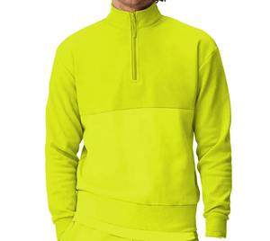 Latest Design Pullover 1/4 Zipper Hoodies Sweatshirts for Mens Fleece Customized Half Zipper Crewneck Wholesale <b>Sweater</b> Vendor - Product Image 6