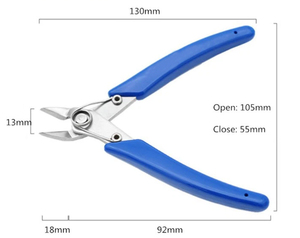 Premium Side Cutting Pliers Jewelry Making Tools Plastic Wire Cutters DIY <b>Craft</b> <b>Beading</b> Jewelry Repair for Ring Making INTENSE - Product Image 2