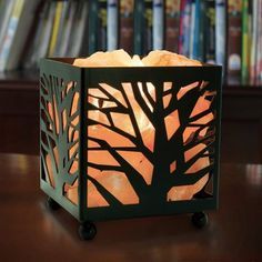 โคมไฟตะกร้าเกลือหิมาลายันสีชมพูงานฝีมือแกะสลักจากธรรมชาติสำหรับตกแต่งบ้านโดยตรงจากปากีสถาน - Product Image 5