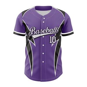 Nueva Camiseta de Béisbol para Hombre Cosida a Medida, Cómoda, Antiarrugas, de Primera Calidad, con Precio al por Mayor - Product Image 1