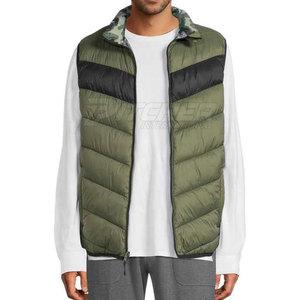 Gilet matelassé pour homme 2025, col montant, élégant, léger, imperméable, coupe-vent, chaud, pour superposition et activités de plein air - Product Image 1