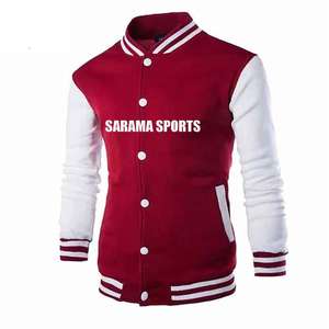 Chaqueta Universitaria de Invierno para Hombre, 100% de Alta Calidad, Estilo Letterman, Color Sólido Premium, Chaqueta Clásica de Béisbol Universitaria de Invierno para Hombre - Product Image 1