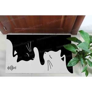 Modern 3D Printed <b>Rug</b> - Cat, <b>Abstract</b>, Animal Design,Goblen <b>Rug</b> - Product Image 5