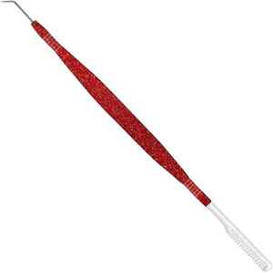 Outil de levage de cils professionnel OEM avec peigne en plastique | Séparateur de cils en métal de haute qualité à revêtement rouge brillant pour salons de beauté - Product Image 1