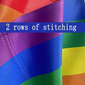 Bandera de Jardín Pride, Pequeña Bandera Gay para Jardín, 12.5x18 Pulgadas, Doble Cara, Bandera del Progreso LGBTQ para Pared - Product Image 4