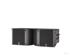 Haut-parleur passif double 12 pouces à 2 voies, 800W RMS, avec deux bobines LF de <span class=keywords><strong>3</strong></span> "et deux pilotes HF de 2" pour concerts - Product Image 1