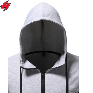 Nouveau Hoodie Demi-Zip Personnalisé 100% Coton 2023 – Tendance, Fermeture Éclair Unie, Impression Numérique au Crochet, Couleurs Contrastées, Exclusivité Printemps - Product Image 4