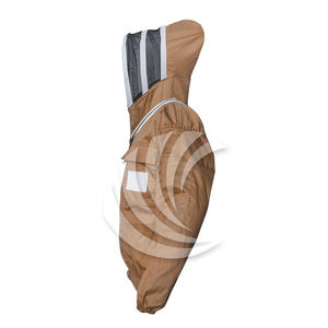 Chaqueta de Seguridad para Apicultura de Algodón Marrón, Ropa Protectora con Velo Protector, Proveedor de Pakistán - Product Image 3
