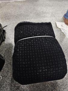 Handcrafted Dobby Knitted Satin Fabric with Embroidery <b>for</b> Weddings Parties & Special Occasions-Apparel & Home Textile Use - Product Image 5