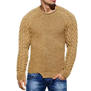 100% 캐시미어 최신 스웨터 디자인 거북이 목 플러스 사이즈 긴 소매 남성용 통기성 스웨터 겨울 사용