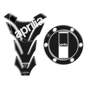 Kit Adesivi Protettivi 3D in Resina Carbonio per Serbatoio Moto APRILIA - Adesivi/Decalcomanie in Carbonio per Accessori Moto - Product Image 2