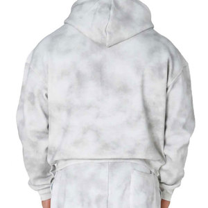 ชุดเซ็ต 2 ชิ้น เสื้อฮู้ดคุณภาพสูง แต่งคริสตัล ล้างสีแบบ Acid Wash กางเกงขายาวทรงบาน มีเชือกผูกเอว สไตล์วินเทจ ยูนิเซ็กส์ รับผลิตแบบ OEM - Product Image 4