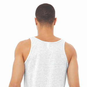 Lado cosido al por menor ajuste Casual 100% Airlume anillo peinado hilado algodón/fibra de bambú 32 solo 4,2 oz profundo Unisex botón Jersey tanque - Product Image 6