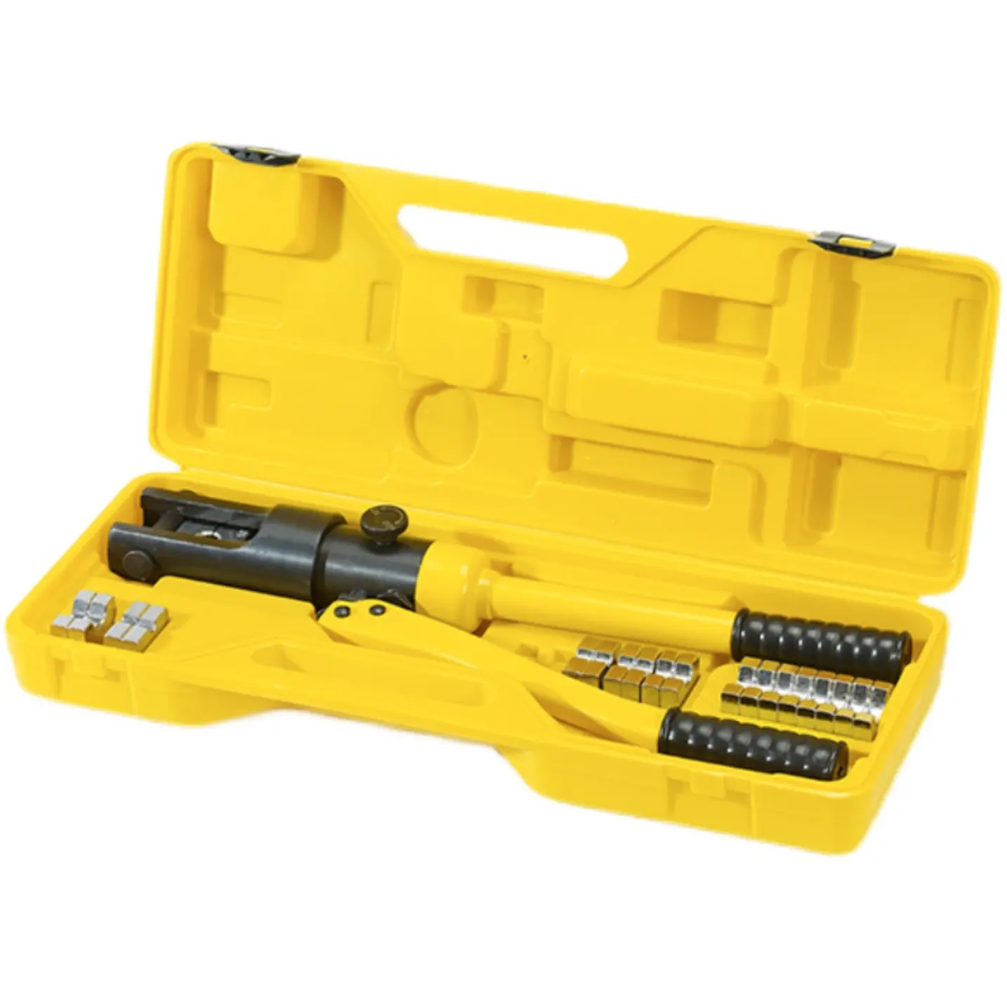 YQK-70 6T Hydraulic Crimp ing Tool Kit mit 8 Matrizen Trage tasche für Drahts chuh kabel 4-70mm