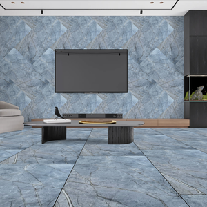 Azulejos vitrificados de porcelana esmaltada 600x1200mm Adison Gris Acabado mate Azulejos de suelo y pared de gran formato para interiores modernos - Product Image 4