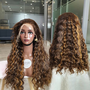 Peluca de cabello humano virgen 100% vietnamita hinchable onda profunda rizada 4x4 13x4 HD para pelucas prearrancadas - Product Image 2