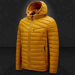 High Quality Winter Puffer Jacket <b>for</b> Men Stand Collar Casual Outwear High Quality Coats Padded Men men's jackets - Product Image 1