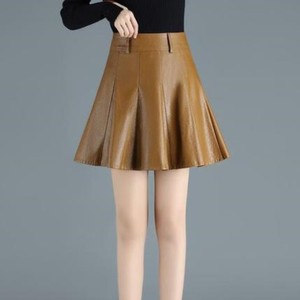 Jupes en cuir véritable pour femmes OEM Logo personnalisé accepté Matériau en cuir de vachette Options de jupe Mini et Midi Vêtements de mode - Product Image 4