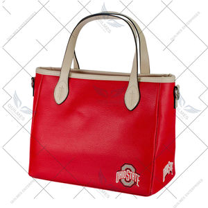 Vente en gros Forte demande Meilleure qualité Personnalisation Ohio State Buckeyes Victory Scarlet and Cream Purse - Product Image 3