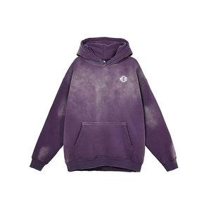 Survêtements 100% coton respirants en molleton délavé à l'acide pour hommes, vêtements décontractés de haute qualité, logo personnalisable pour l'hiver - Product Image 3