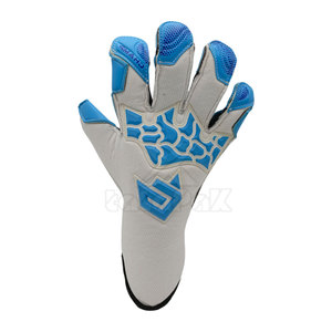 Professional American Football Goalkeeper Gloves High Quality Leather Waterproof Moisture-Wicking Adjustable Wrist <b>Strap</b> - Product Image 4