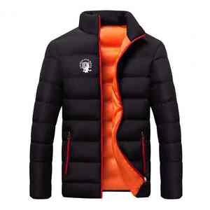 Chaqueta de pato de invierno para hombre más vendida, alta calidad, a prueba de viento, acolchada, cuello levantado, tela de lona, estilo Formal, logotipo frontal - Product Image 1