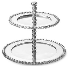 Soporte de plato de pastel plegable multifuncional, soporte de Metal para pastel al mejor precio, soporte de servidor de pastel de taza de acabado brillante - Product Image 5