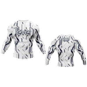 Rashgaurd de performance personnalisé, super doux, séchage rapide Rash Guard pour hommes vêtements de sport - Product Image 1