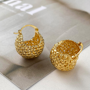 Pendientes de aro de estilo francés, 10 unidades - Product Image 3