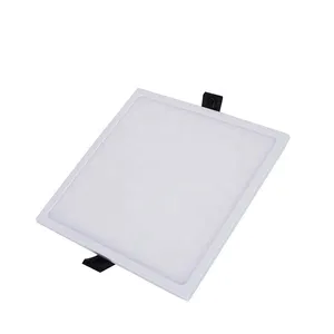 Panel de luz LED cuadrado ultradelgado empotrado a prueba de agua más vendido 12W 18W 24W Precio de panel LED de aluminio súper brillante