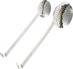 Écumoire professionnelle en acier inoxydable de qualité alimentaire de qualité supérieure Finition brillante Résistance supérieure Professionnel - Product Image 1