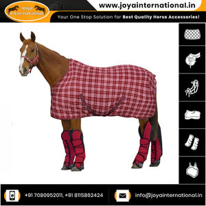 El mejor precio en la nueva colección Zebra Check Winter Standard Neck Horse Fleece Stable Rug - Product Image 6