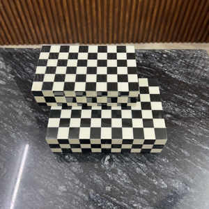 Organisateur de bijoux moderne en résine incrustée meilleure qualité pour la décoration de la maison pour la vanité dressing disponible à la vente depuis l'Inde - Product Image 5