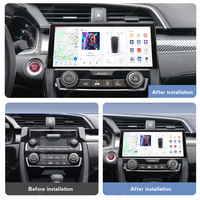 MEKEDE Android Lecteur DVD multimédia pour voiture Autoradio autoradio DUDU7 Navigation GPS Unité principale de lecture de voiture pour HONDA Civic 2016-2021