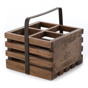 Caddy compacto de madera con compartimentos, perfecto para guardar en el baño, artículos de tocador, cosméticos, artículos de maquillaje y artículos esenciales para el hogar - Product Image 3