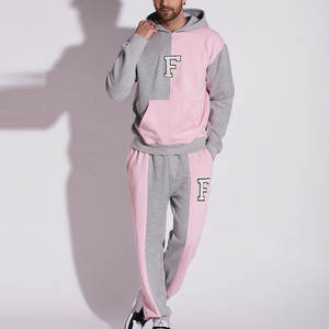 Ensemble de survêtement en molleton à capuche pour homme, 2 pièces, avec logo personnalisé imprimé, streetwear d'hiver, sweat-shirts à manches longues, pantalons de jogging/sweat-pants assortis - Product Image 2