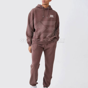 Ensemble survêtement décontracté pour hommes Streetwear avec tissu doux Survêtement surdimensionné pour hommes stylé - Product Image 1