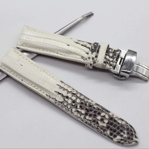 Venta al por mayor de alta calidad de cuero de lagarto genuino correas de reloj multicolor tamaños personalizados 18mm 20mm 22mm Material correas de reloj - Product Image 1