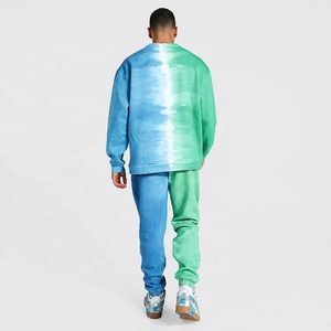 Moda personalizable ropa de calle hombres Tie Dye chándal venta al por mayor de alta calidad cómoda ropa Casual Tie Dye chándal para hombres - Product Image 3