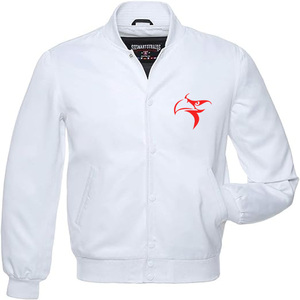 Custom Made Loose Fit Varsity <b>Jacket</b>-Leather Sleeves Wool Body and Chenille Patches Letterman Embroidery Varsity <b>Jackets</b> - Product Image 4