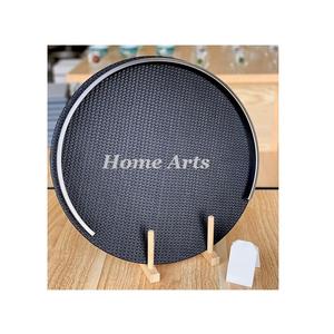 Plateau de service à dessert de trois tailles différentes avec plateau de chocolats en fer de la plus grande qualité pour accessoires d'hôtel - Product Image 6